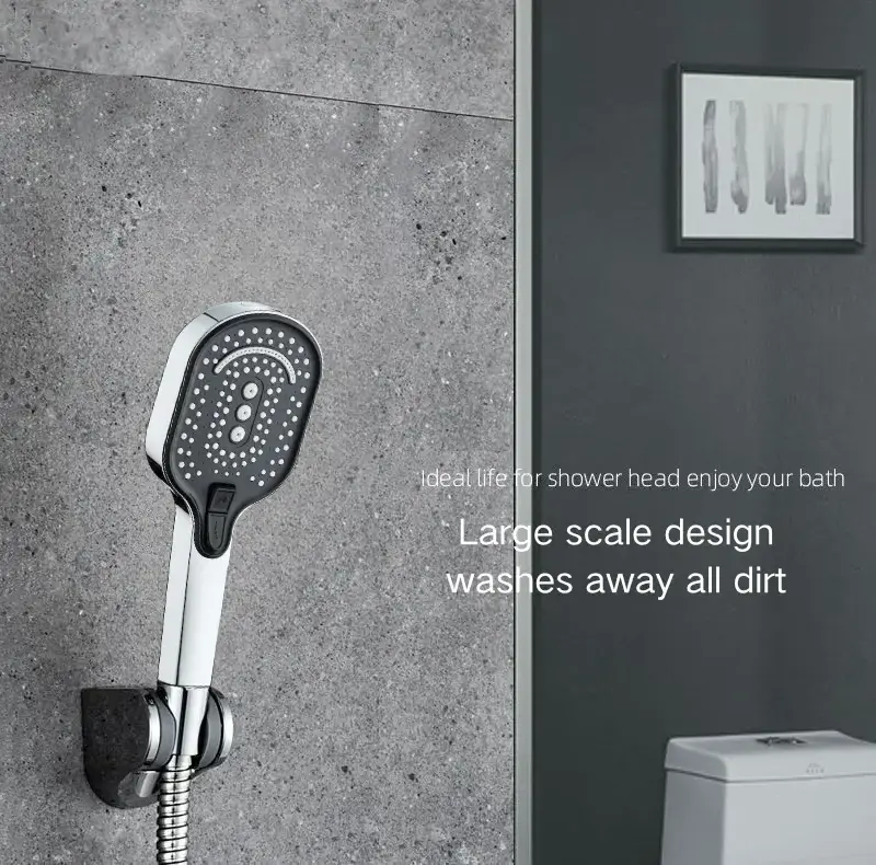 One Button Switch Multi Spray Shower Head Easy To Install